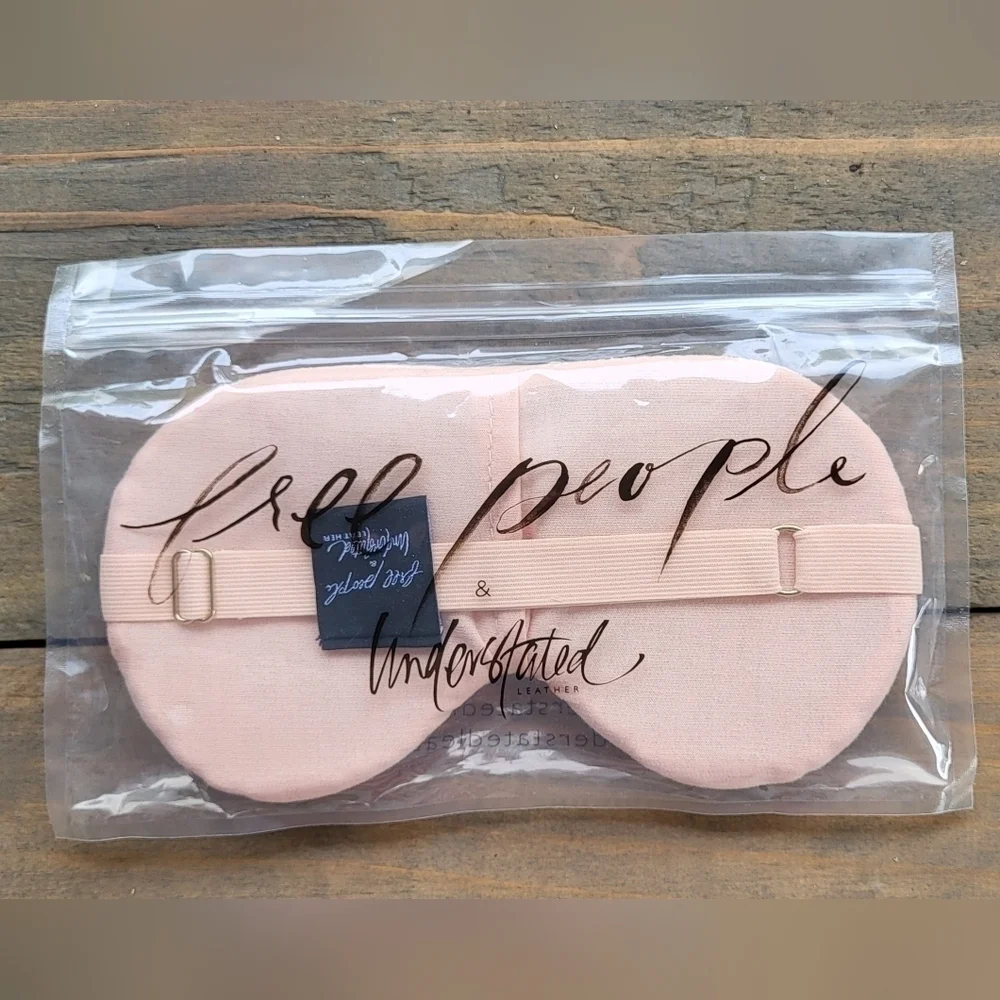 Free People Vegan Leather Sleep Mask NWOT